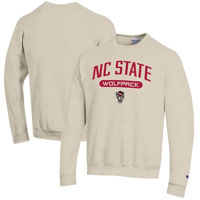 NC State Wolfpack Champion Powerblend Sweatshirt - Oatmeal