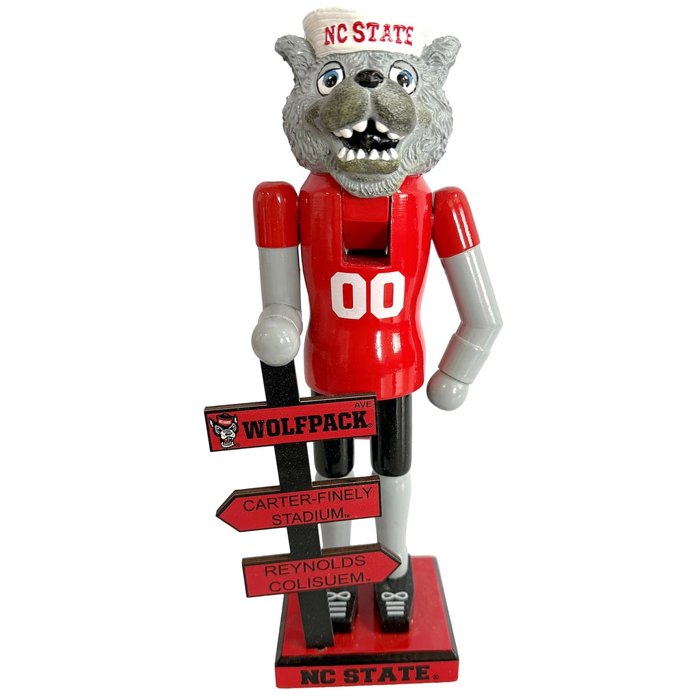 NC State Wolfpack 12" Mascot Nutcracker