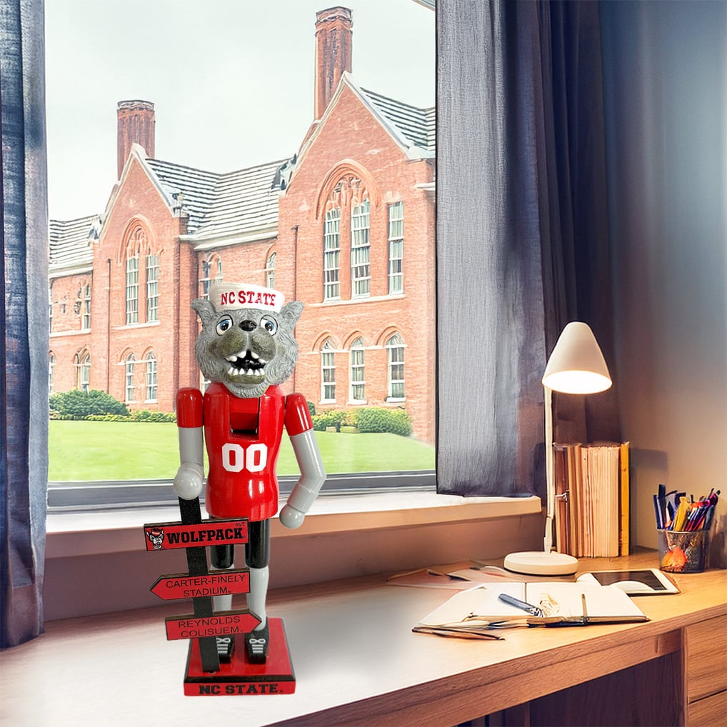 NC State Wolfpack 12" Mascot Nutcracker