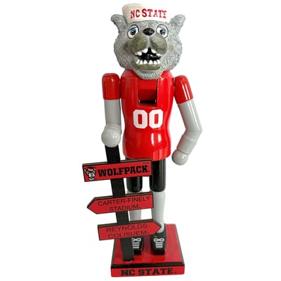 NC State Wolfpack 12" Mascot Nutcracker