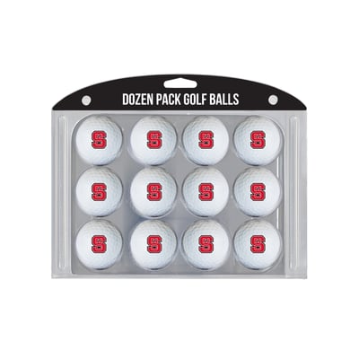 NC State Wolfpack 12-Pack Team Golf Ball Set