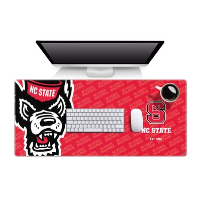 NC State Wolfpack 15.7" x 35.4" Logo Series Desk Pad