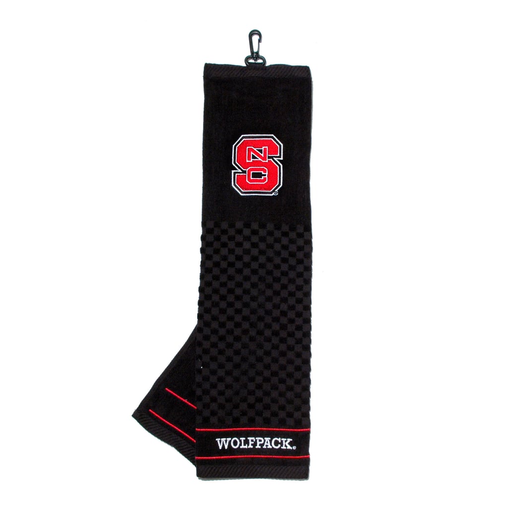 NC State Wolfpack 16" X 22" Tri-Fold Embroidered Scrubber Golf Towel