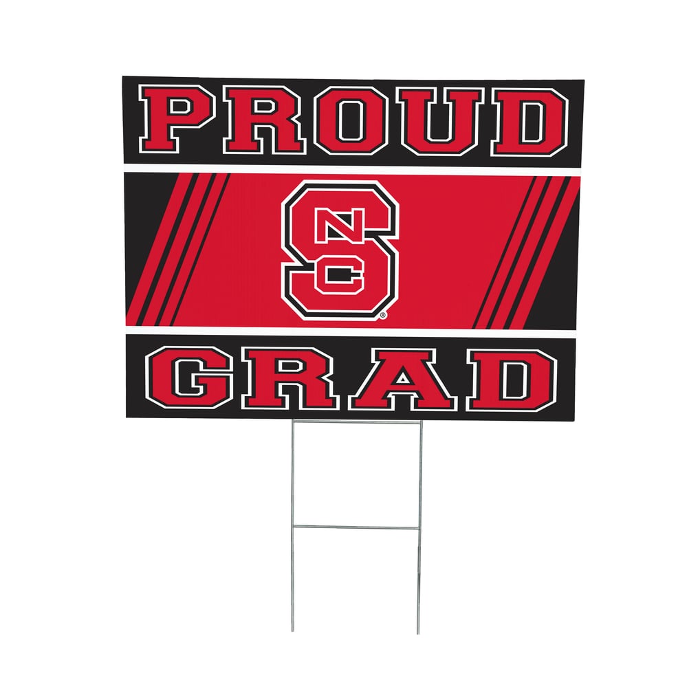 NC State Wolfpack 24" x 18" Graduation Outdoor Yard Sign