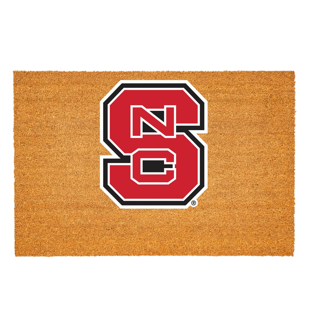 NC State Wolfpack 24" x 36" Team Logo Personalized Coir Door Mat