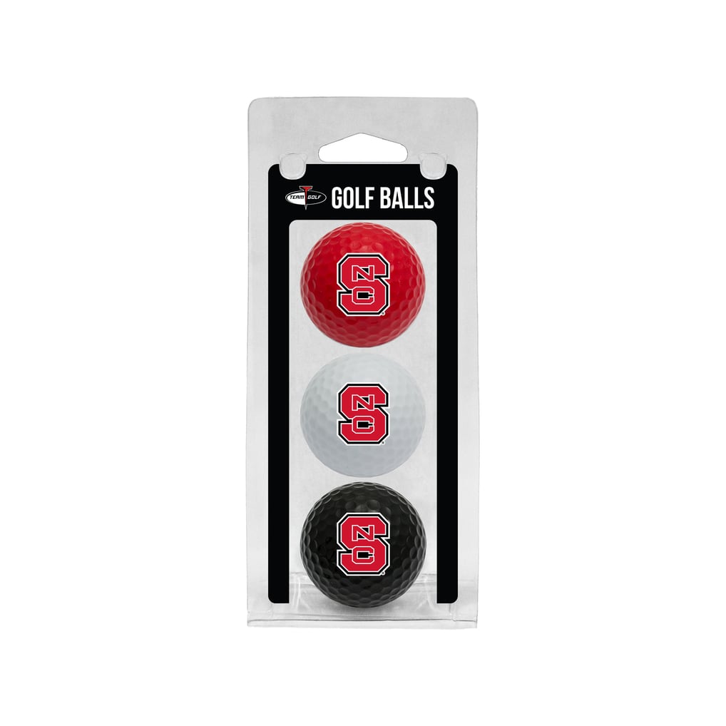 NC State Wolfpack 3-Pack Multi-Colored Team Golf Ball Set
