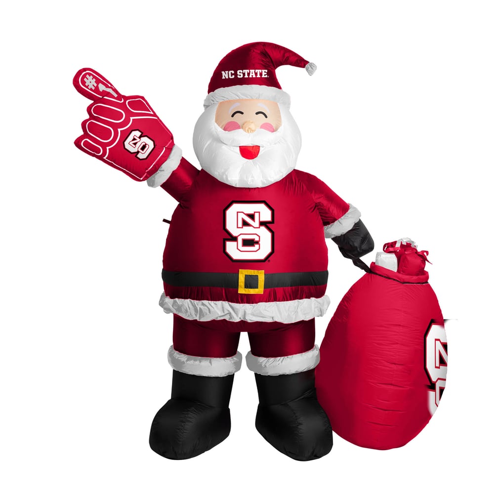 NC State Wolfpack 7' Inflatable Santa