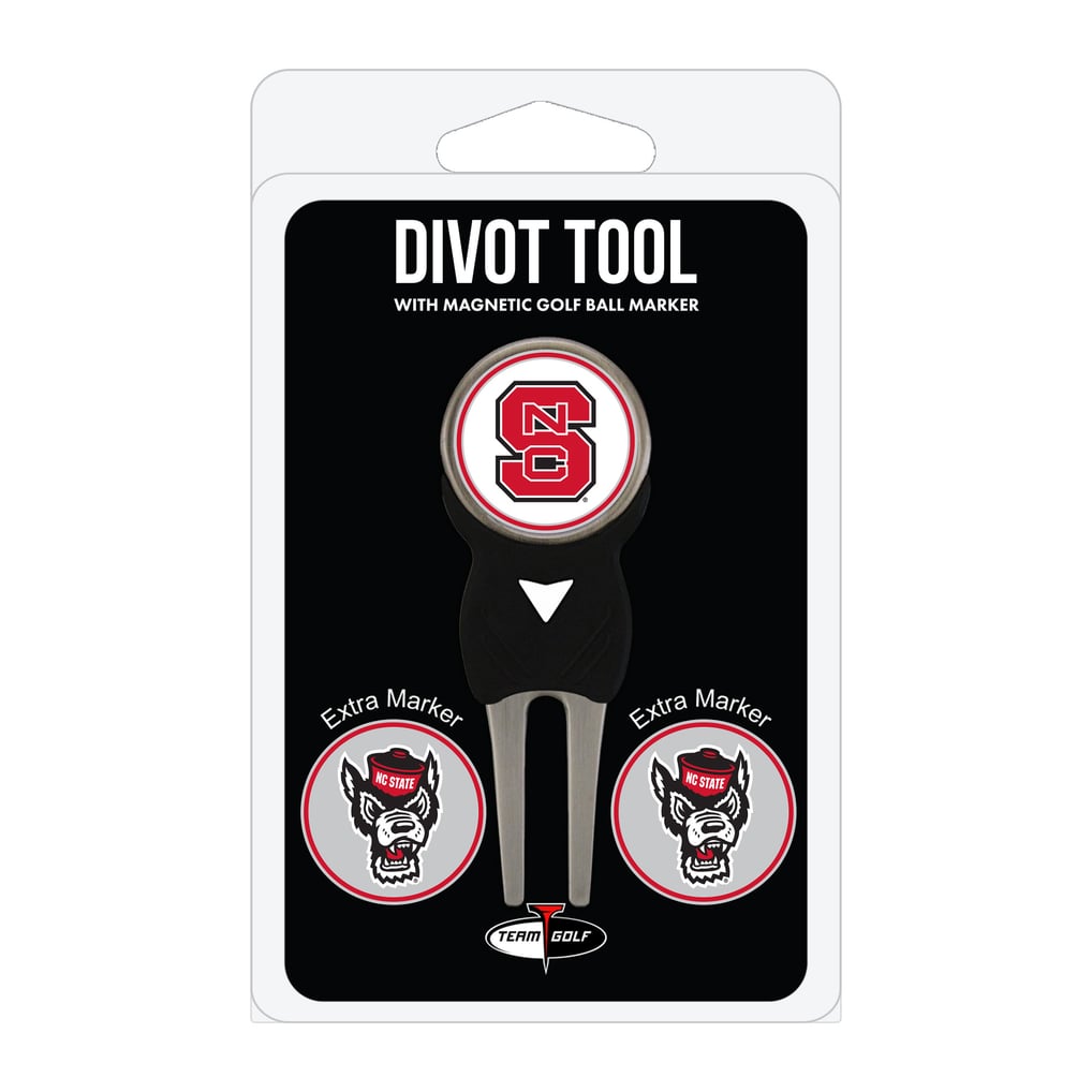NC State Wolfpack Golf Divot Tool Pack with 3 Magnetic Markers