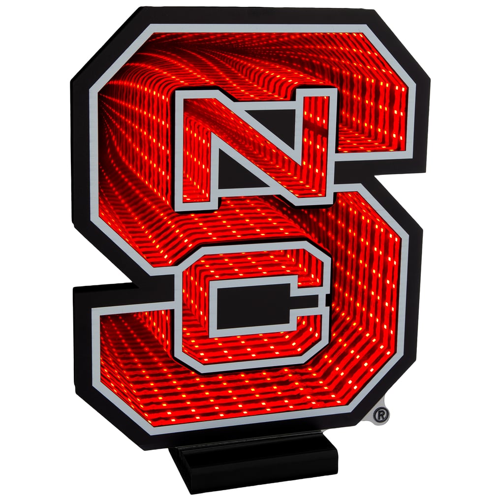 NC State Wolfpack LED Infinity Logo Light