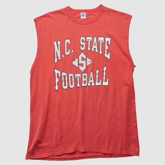 NC State Wolfpack Russell 90s Tank - Red - XL by Fanatics Real Vintage