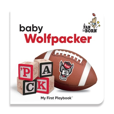 NC State Wolfpack WinCraft Toddler A Fan Is Born Baby Board Book