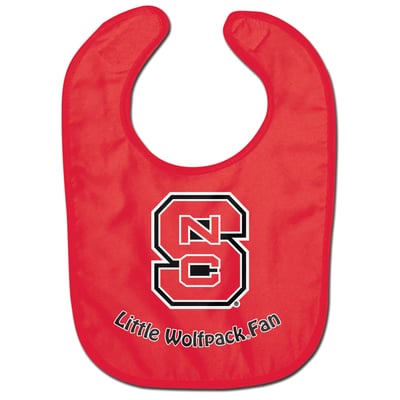 NC State Wolfpack WinCraft Little Fan All-Pro Baby Bib