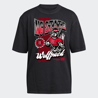 NC State Wolfpack adidas Women's Premium Fashion T-Shirt - Black