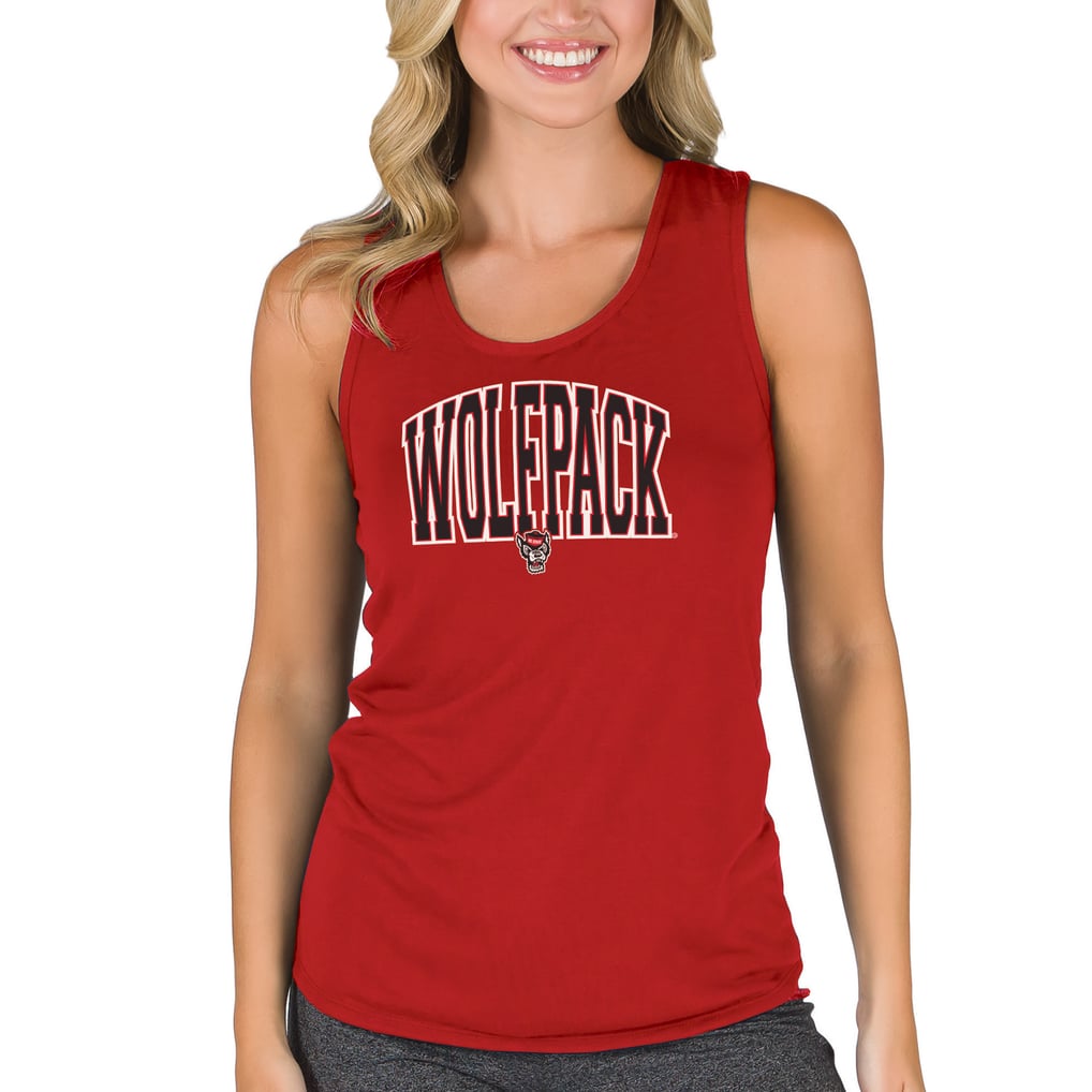 NC State Wolfpack College Concepts Women's Marathon Racerback Tank Top - Red