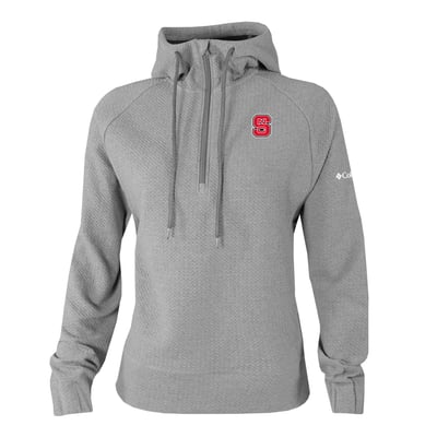  NC State Wolfpack Columbia Women's Swingcraft Fleece Hoodie - Gray