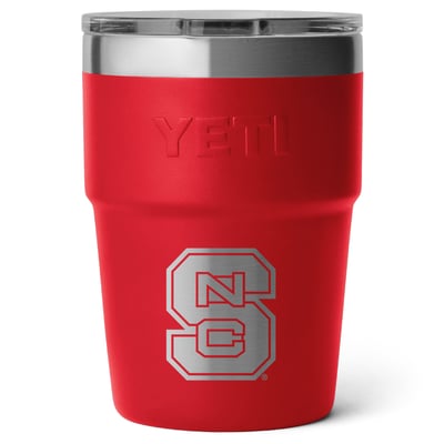 NC State Wolfpack YETI 16oz. Rambler Stackable Cup with MagSlider Lid