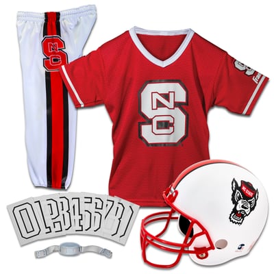 NC State Wolfpack Franklin Sports Youth NCAA Deluxe Uniform Set
