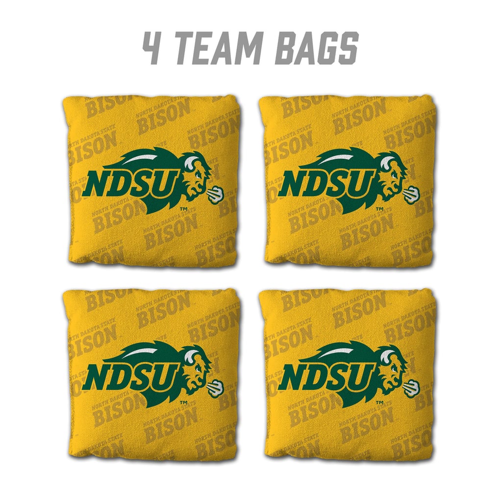 NDSU Bison Fanpoint Four-Piece Cornhole Bag Set