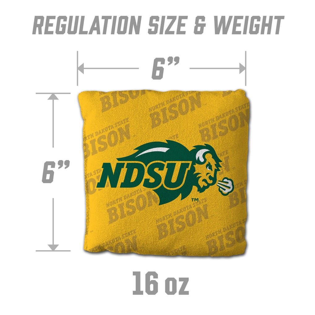 NDSU Bison Fanpoint Four-Piece Cornhole Bag Set