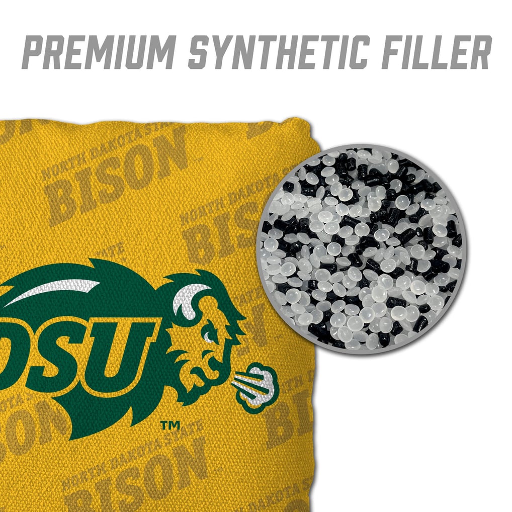 NDSU Bison Fanpoint Four-Piece Cornhole Bag Set