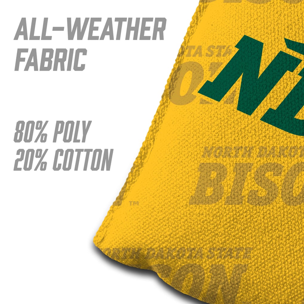 NDSU Bison Fanpoint Four-Piece Cornhole Bag Set