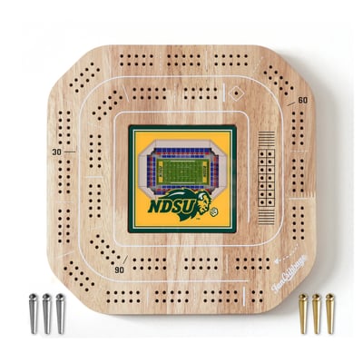 NDSU Bison IDNA StadiumView Cribbage Game