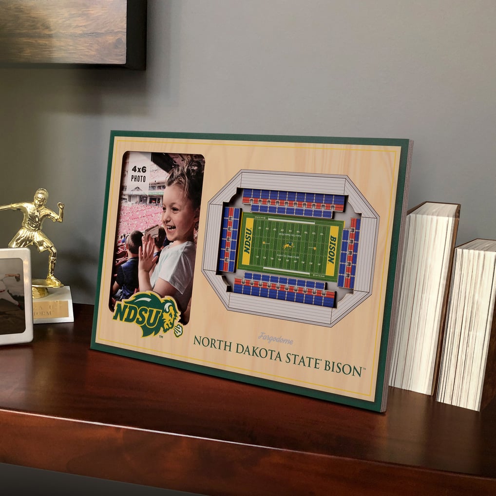 NDSU Bison 3D StadiumView Picture Frame