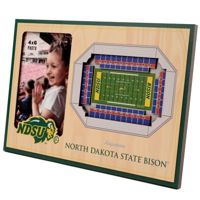 NDSU Bison 3D StadiumView Picture Frame