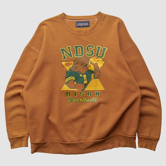 NDSU Bison Jansport 90s Pullover Sweatshirt - Clay - XL by Fanatics Real Vintage