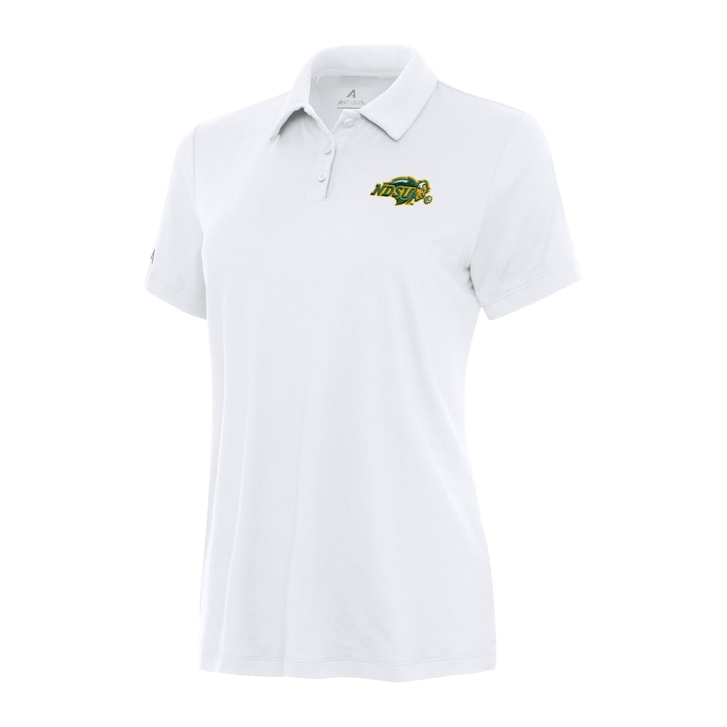 NDSU Bison Antigua Women's Reprocess Polo - White