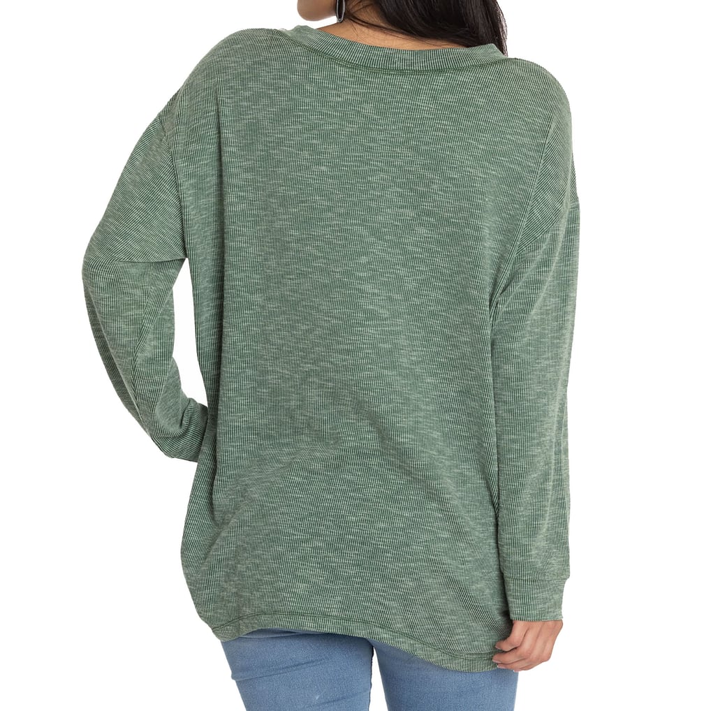 NDSU Bison Women's Bailey V-Neck Tri-Blend Tunic - Green