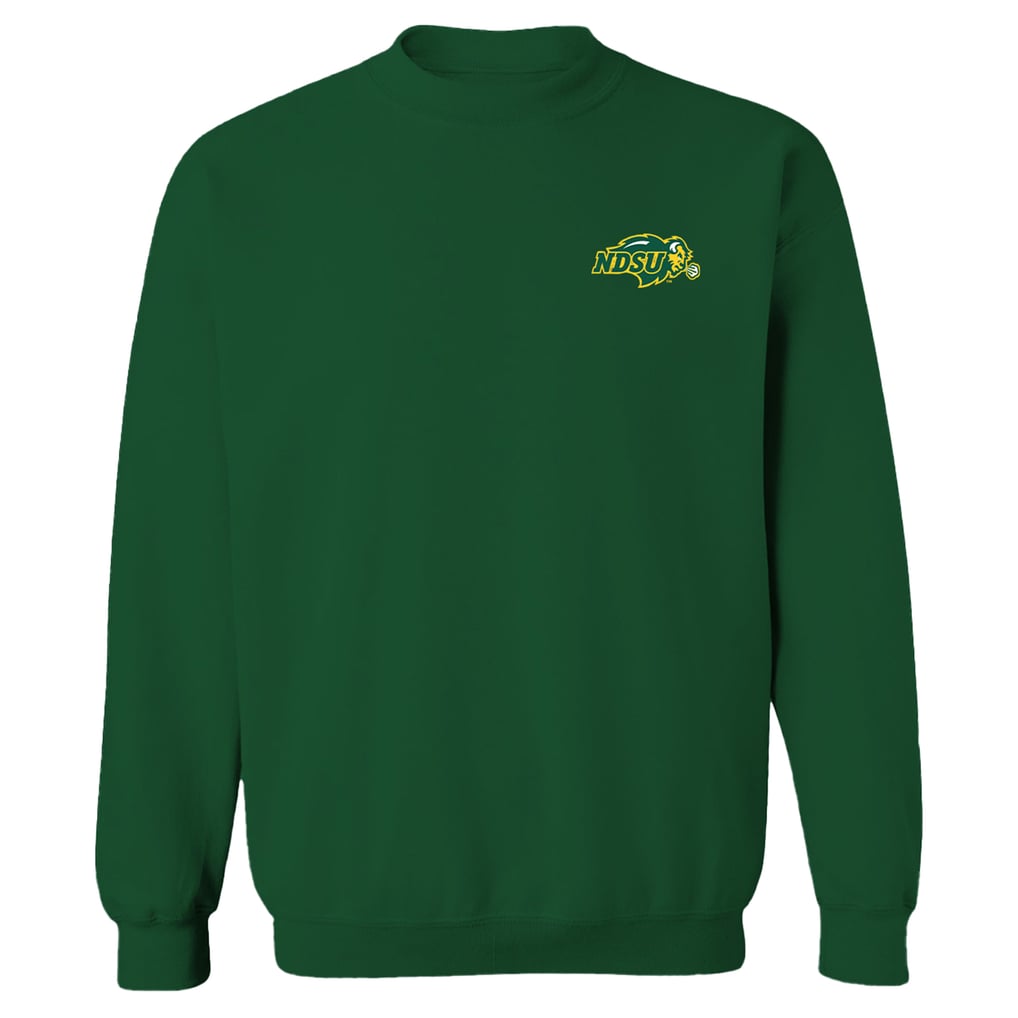  NDSU Bison Vive La Fete Women's Impressions Artwork Pullover Sweatshirt - Green