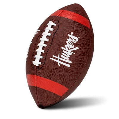 Franklin Sports Nebraska Huskers Official 10" Junior Football
