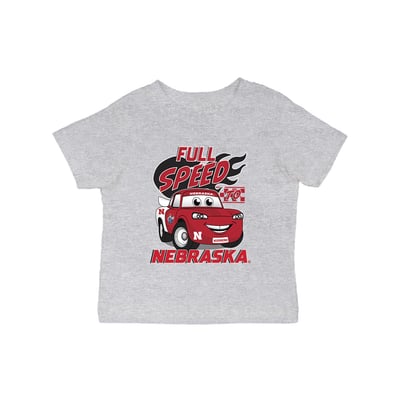 Nebraska Huskers Vive La Fete Infant Full Speed T-Shirt - Gray