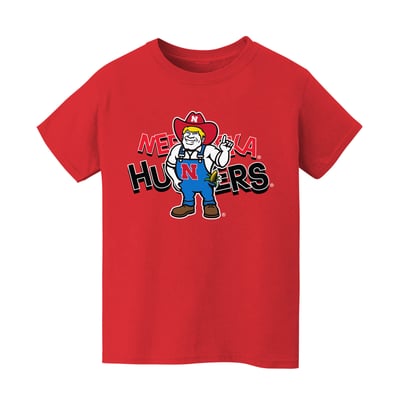 Nebraska Huskers Vive La Fete Infant Mascot & Name T-Shirt - Scarlet