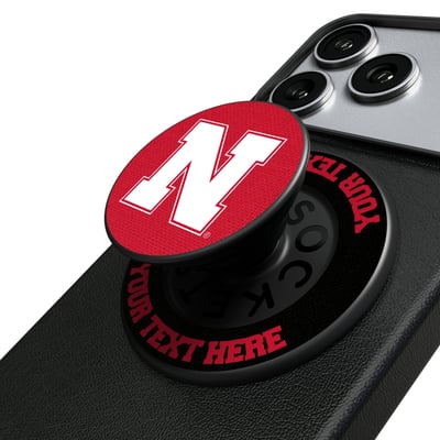Nebraska Huskers Keyscaper Personalized PopSockets Magnetic Phone Grip & Stand