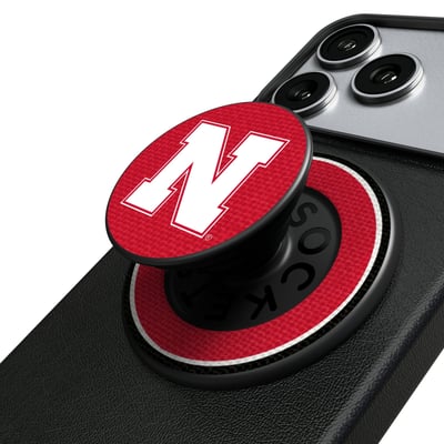 Nebraska Huskers Keyscaper PopSockets Magnetic Phone Grip & Stand