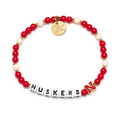  Nebraska Huskers Little Words Project Team Bracelet
