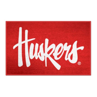 Nebraska Huskers Logo Brands 19" x 30" Starter Mat