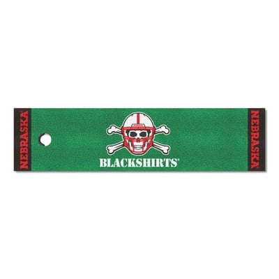 Nebraska Huskers Logo Brands Putting Green Mat