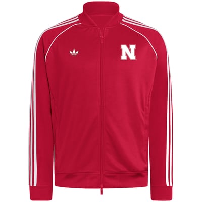 Nebraska Huskers adidas Originals Full-Zip Track Jacket - Scarlet