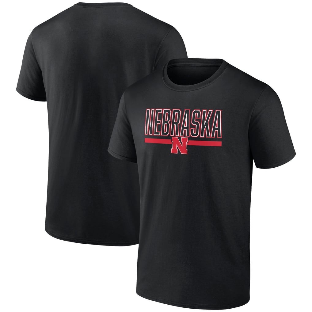 Nebraska Huskers Classic Inline Team T-Shirt - Black