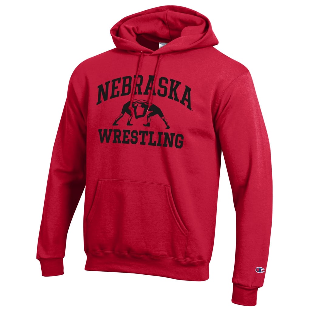 Nebraska Huskers Champion Wrestling Icon Pullover Hoodie - Scarlet