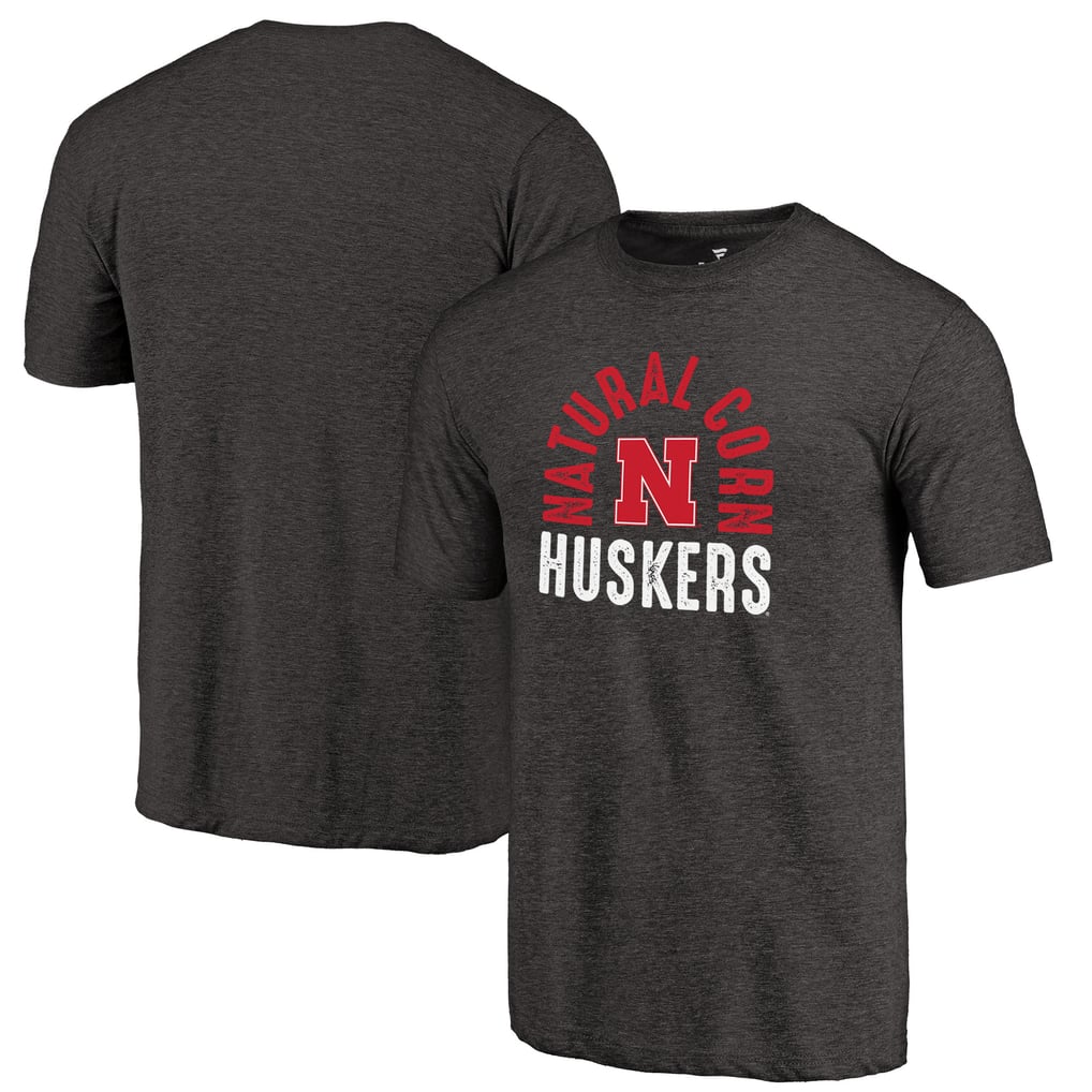Nebraska Huskers Hometown Collection Tri-Blend T-Shirt - Heathered Black