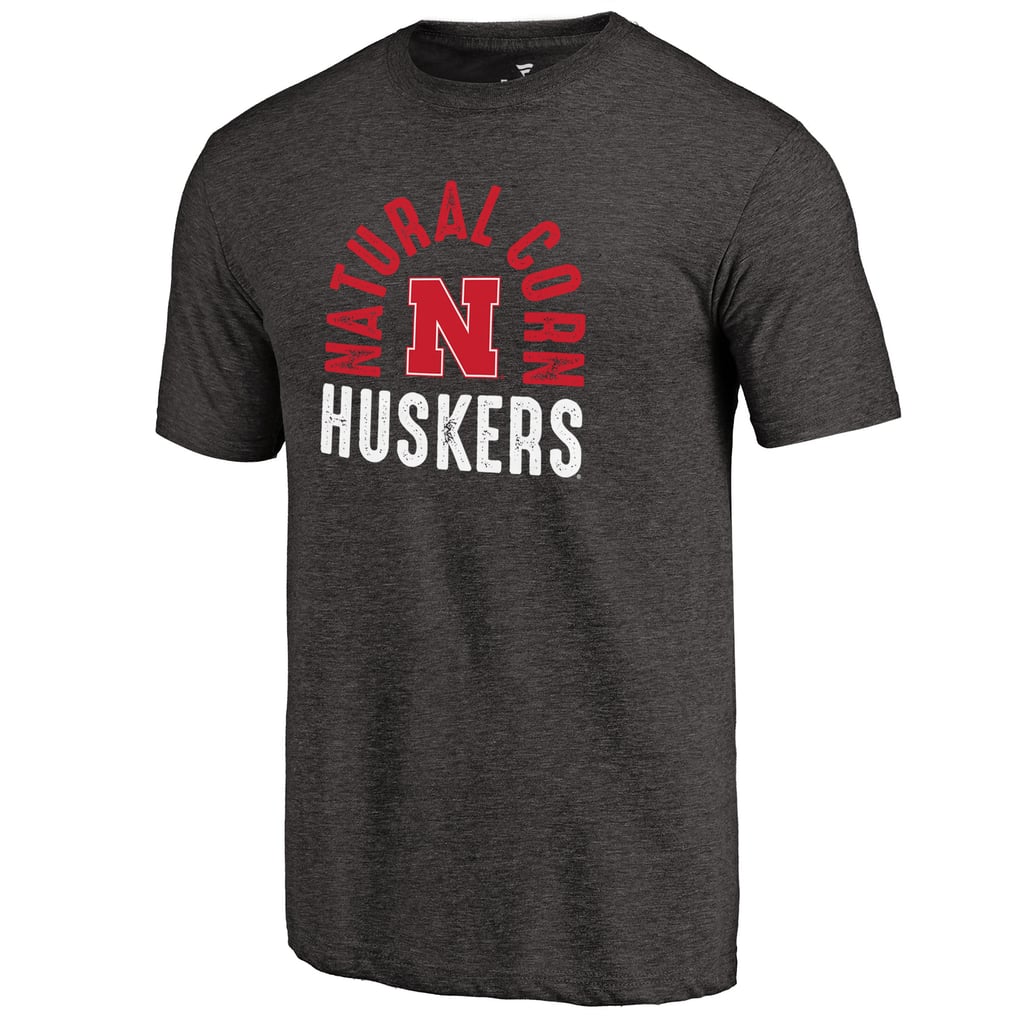 Nebraska Huskers Hometown Collection Tri-Blend T-Shirt - Heathered Black