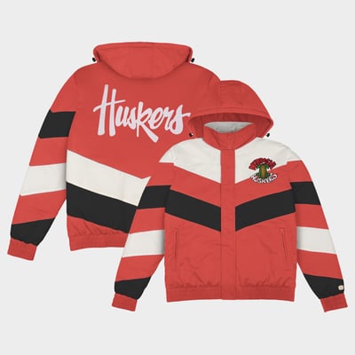 Nebraska Huskers Homefield Retro Full-Zip Jacket - Scarlet