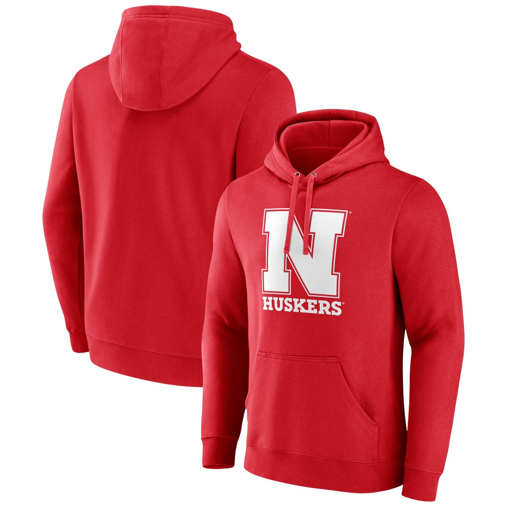 Nebraska Huskers Lockup Team Pullover Hoodie - Red