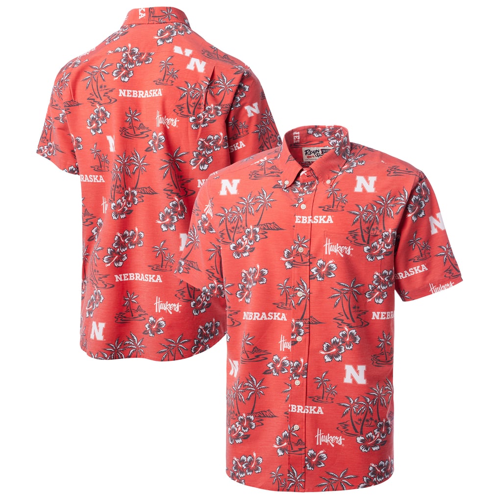 Nebraska Huskers Reyn Spooner Kekai Classic Tri-Blend Button-Down Shirt - Scarlet