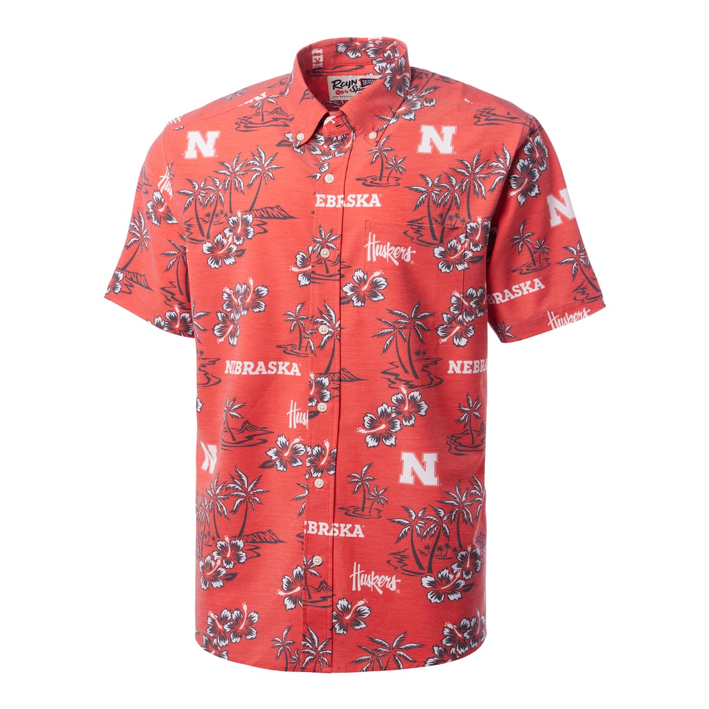 Nebraska Huskers Reyn Spooner Kekai Classic Tri-Blend Button-Down Shirt - Scarlet