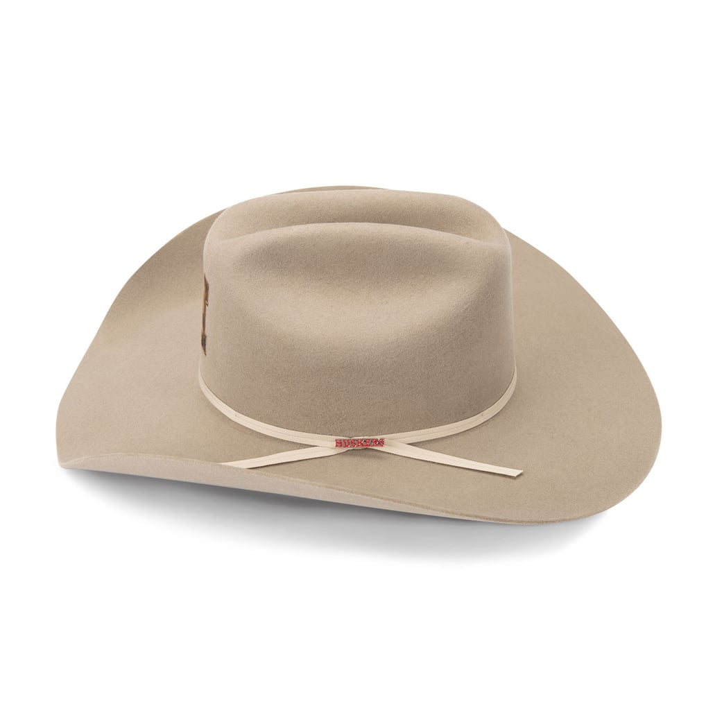 Nebraska Huskers USCAPE x Seager Authentic Felt Cowboy Hat - Stone
